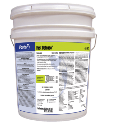 First Defense Surface Disinfectant Germicidal Cleaner -18.9L
