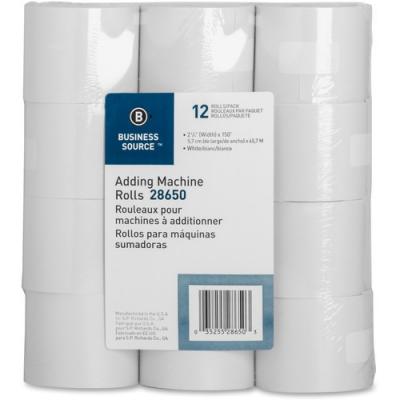 Business Source Receipt Paper - Pack of 12