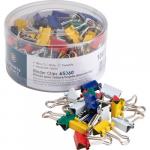 Business Source Colored Fold-back Binder Clips - Pack of 100