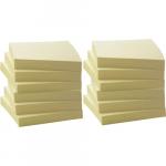 Business Source Yellow Adhesive Notes